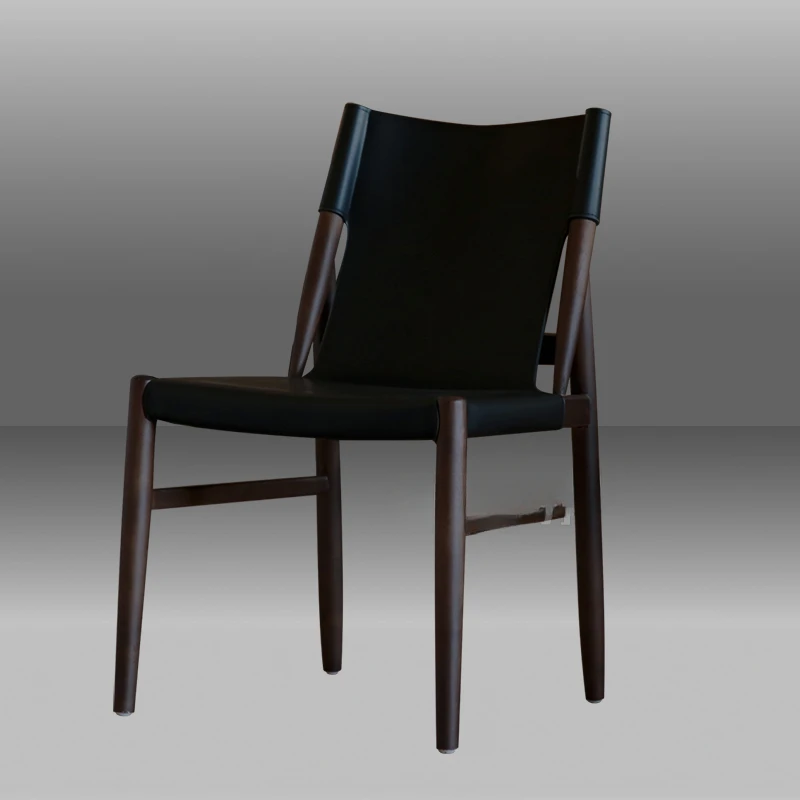 

Скандинавские деревянные дизайнерские обеденные стулья, эргономичные обеденные стулья для гостиной и кухни, современная мебель для ресторана MR50DC
