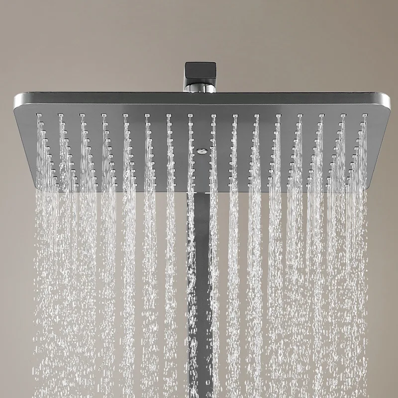 Полностью медный смеситель для душа с серым пианино-клавишами Звездный цвет