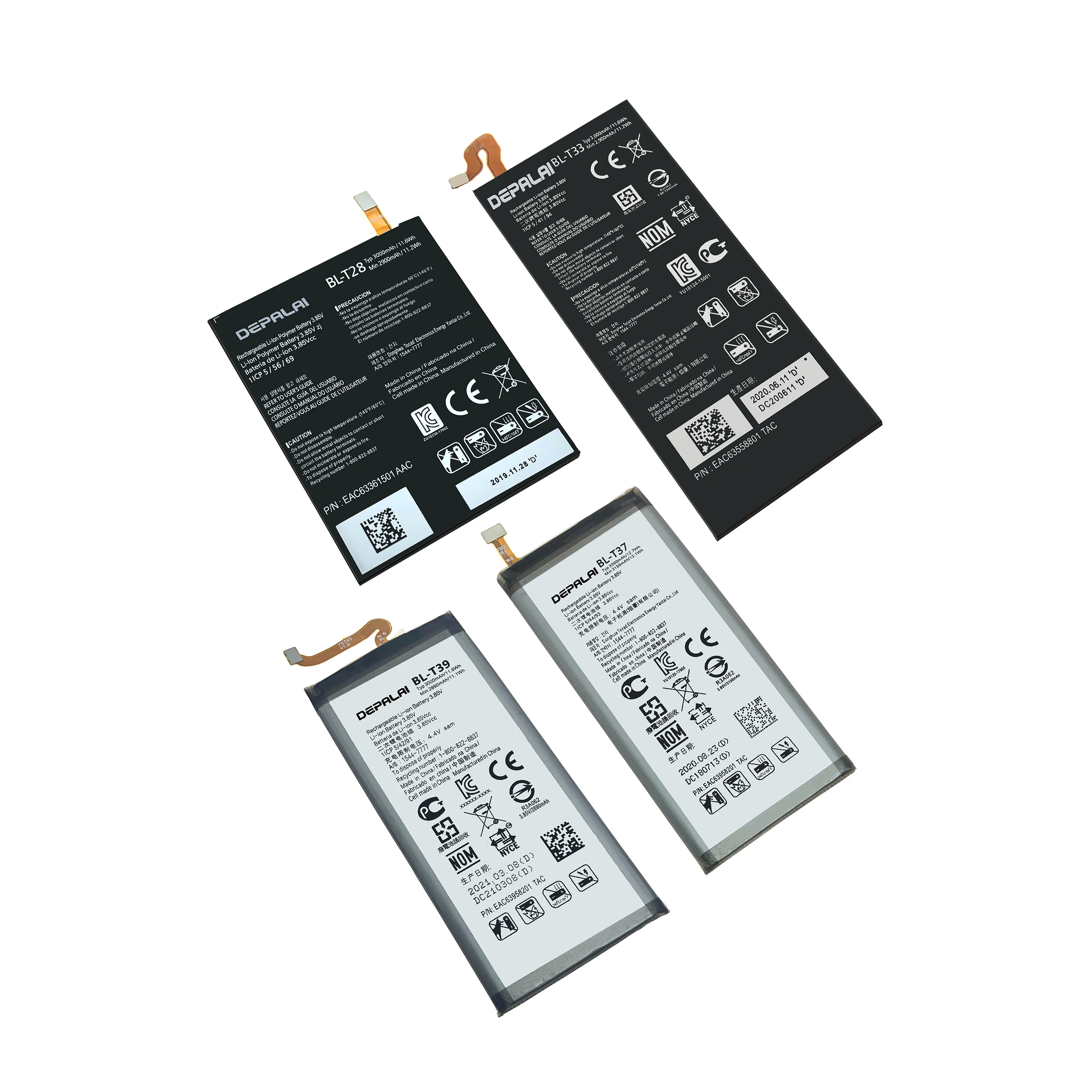 bl t28 bl t33 bl t37 bl t39 battery for lg q8 h970 q6 m700andskn q stylo4 q710 g7 thinq g710 q7 lmq610 phone batteries free global shipping