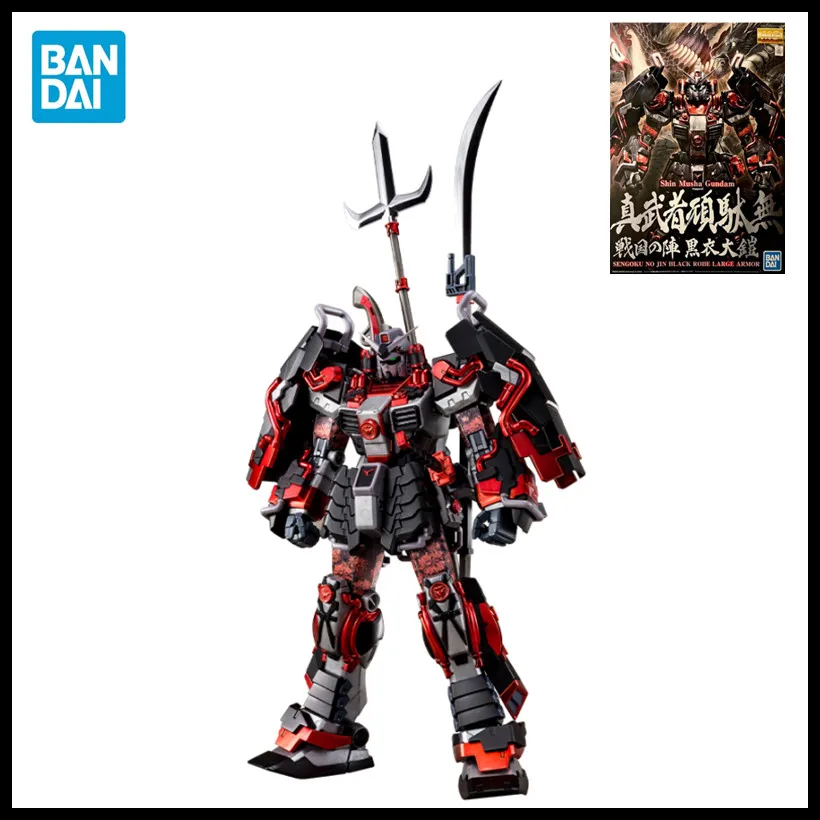 

Bandai PB MG 1/100 Shin Musha Gundam SEGOKU NO JIN черный Халат большая Броня анимационные фигурки героев модели детских игрушек Новинка