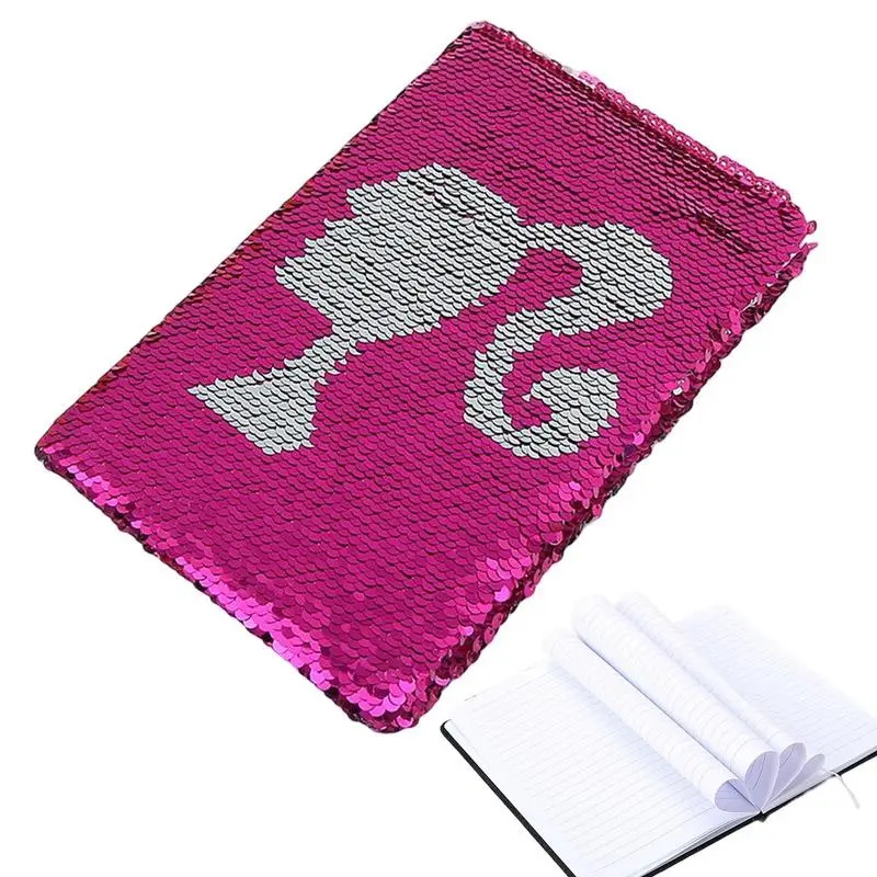 

Дневник с бабочками для девочек, дневник с красочной обложкой из двусторонних блесток, блокнот с блестками для письма, рисования и подарков для подростков и