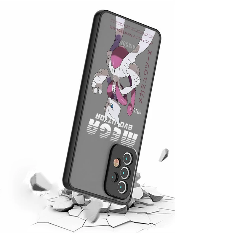 M-Megas E-эволюции P-Pokemones матовый полупрозрачный для Samsung A53 A52 A33 A32 A51 A71 A21S A13 A73 A50 A22 A12 5G