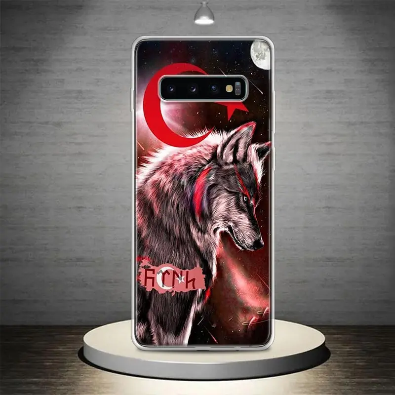 Турецкий флаг чехол для телефона Samsung Galaxy S24 S23 S22 Ultra S21 Plus S20 FE S10 S10E S9 S8