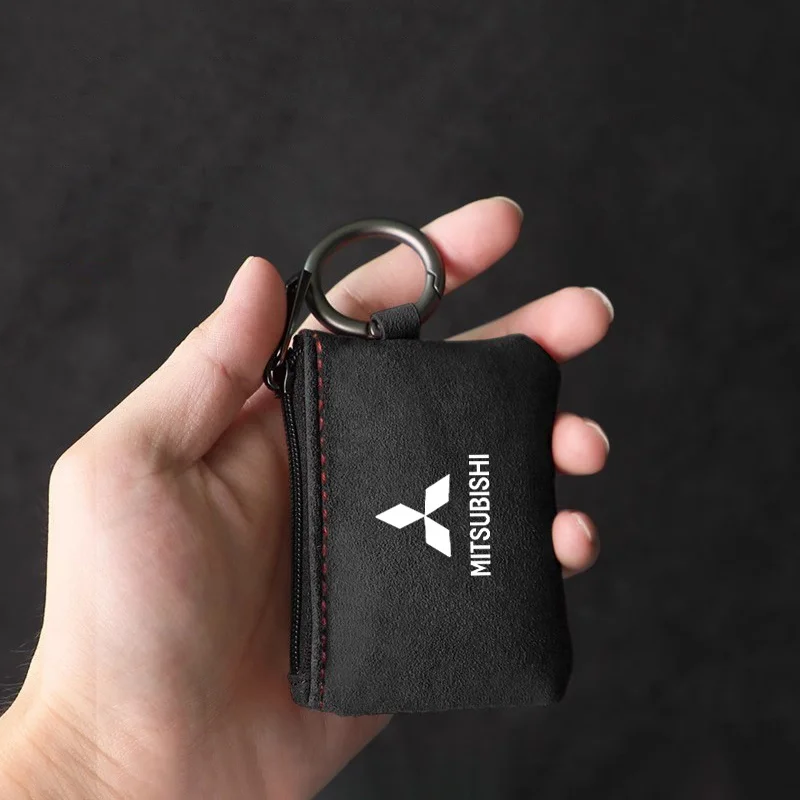 Новинка автомобильный брелок на молнии кошельки обычная сумка для ключей Mitsubishi