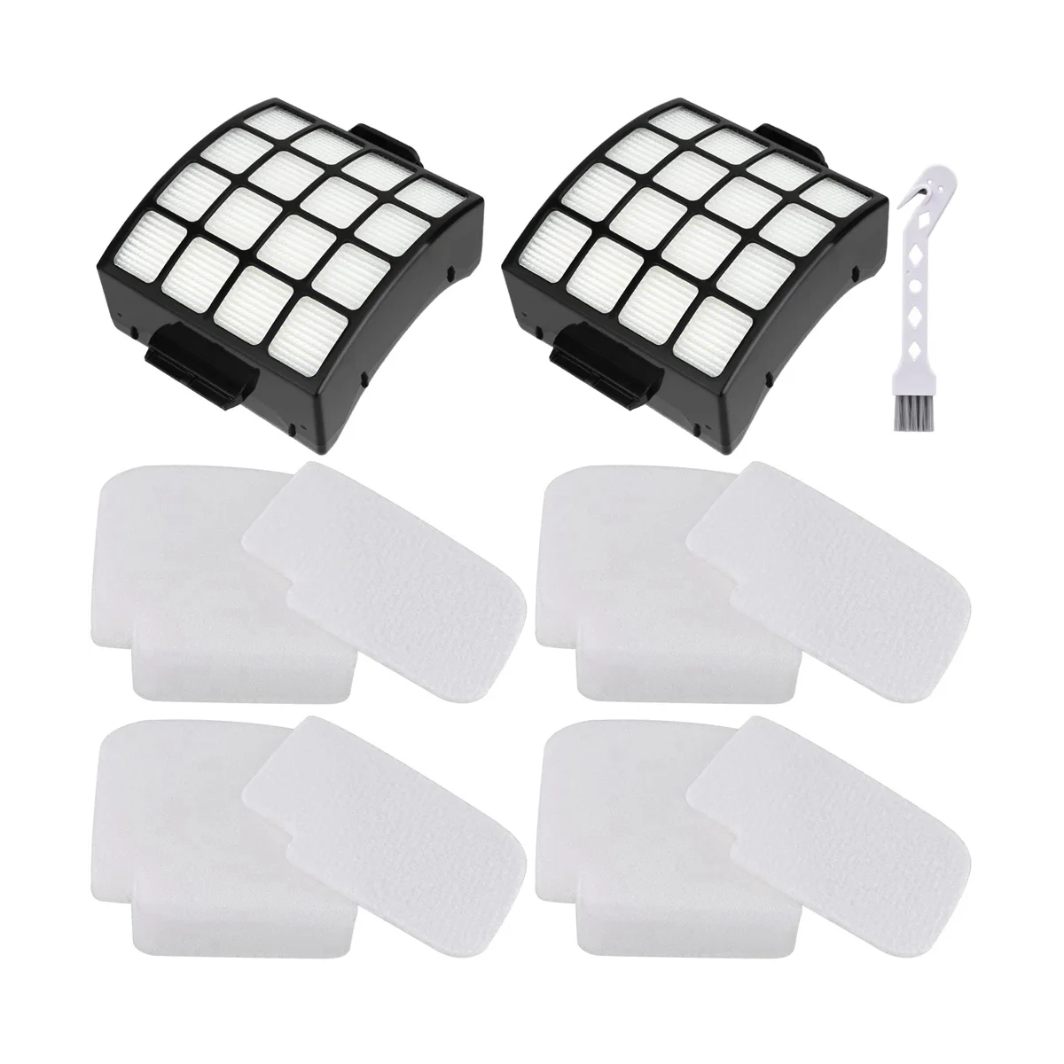 

HEPA Filter Foam Filters Compatible for AZ3002 AZ3000 AZ3000W Vacuum Cleaner Accessories
