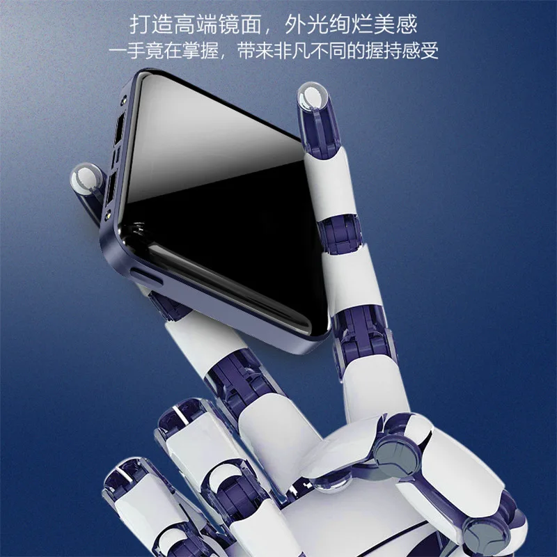 

Mini 10000mAh Portable Power Bank 2 USB LCD Digital Display Fast Charging External Battery Powerbank for IPhone Xiaomi Huawei