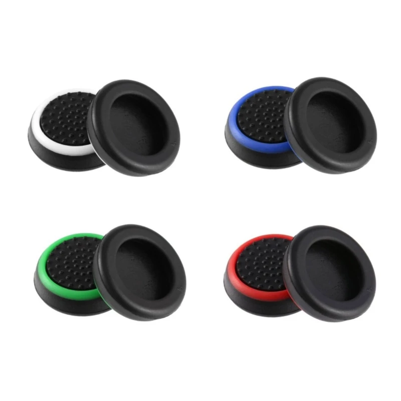 

2023 New 4 Pieces Thumb Grip Caps for PS4 PS3 Xbox 360 Xbox One Controller Joystick Cover Thumbstick Case Gamepad Accessories