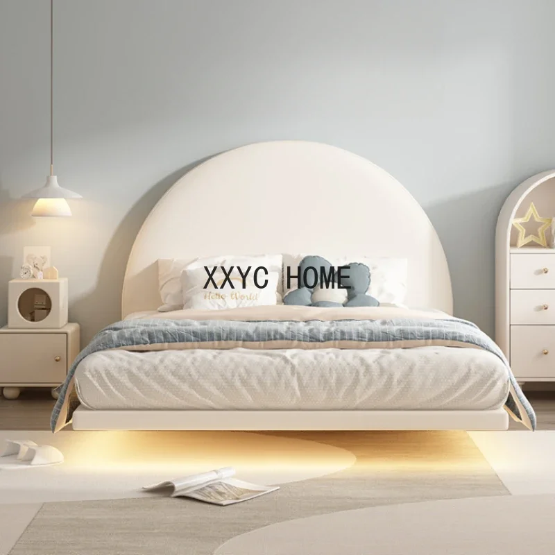 Оригинальная детская кровать для девочек североевропейская полукруглая мягкая