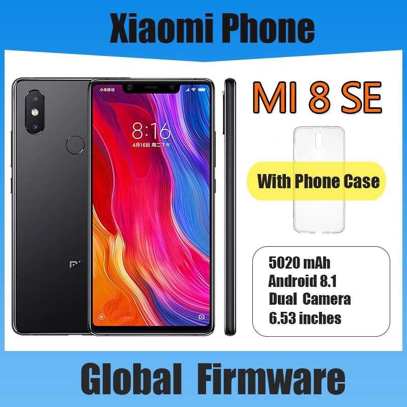 Original Xiaomi Phone MI 8 SE Cellphone  Android Smartphone