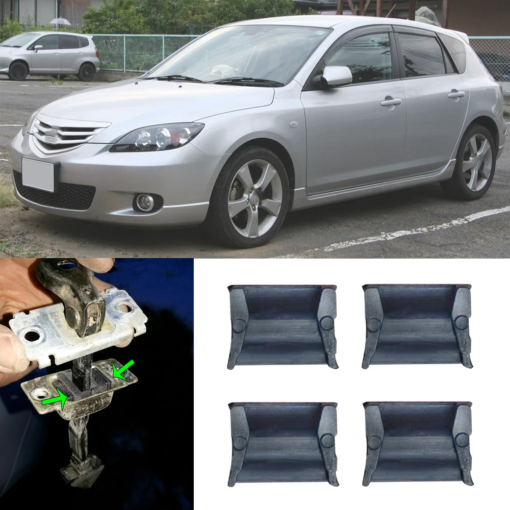 

4 шт., зажим для автомобильной двери Mazda 3 BK BL 2003 2004 2005 2006 2007 2008 2009 2010 2011 2012 2013