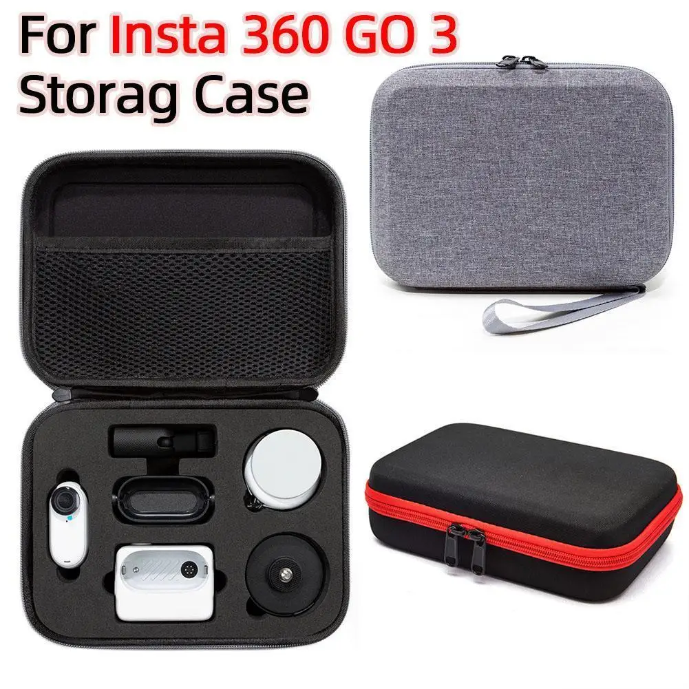 

Large Capacity Protective Storage Case For Lnsta 360 GO 3 Action Camera Accessories P4D0