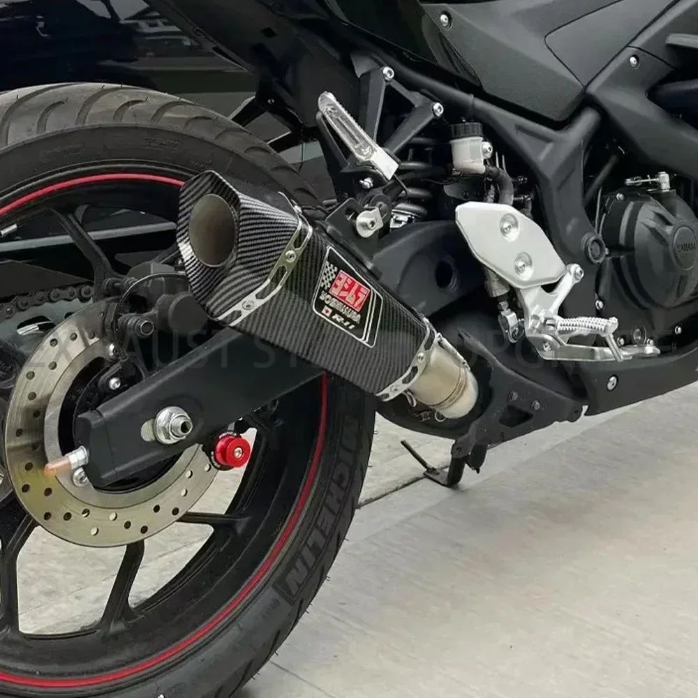 Универсальный выхлоп мотоцикла 36-51 мм с наклейками Db Killer глушитель Z900 GSXR1000 SV650 R6 R3