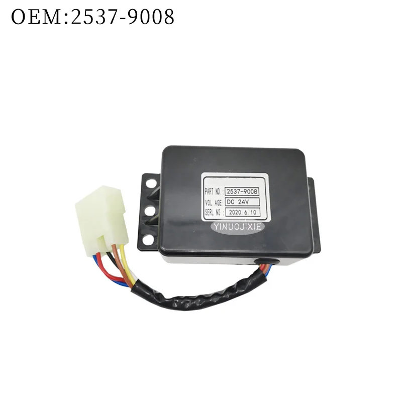 

High-quality new excavator accessories suitable for Doosan Daewoo DH220-5/DH220-7/DH215-7 wiper relay 24V OEM:2537-9008/25379008