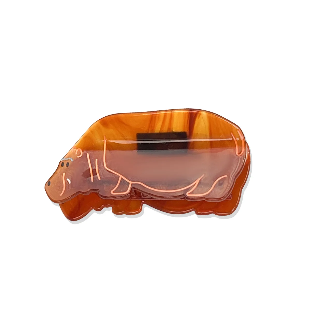 Регулируемые Заколки Для Волос 2024 Мультяшный Стиль Жирафа Лесная Форма