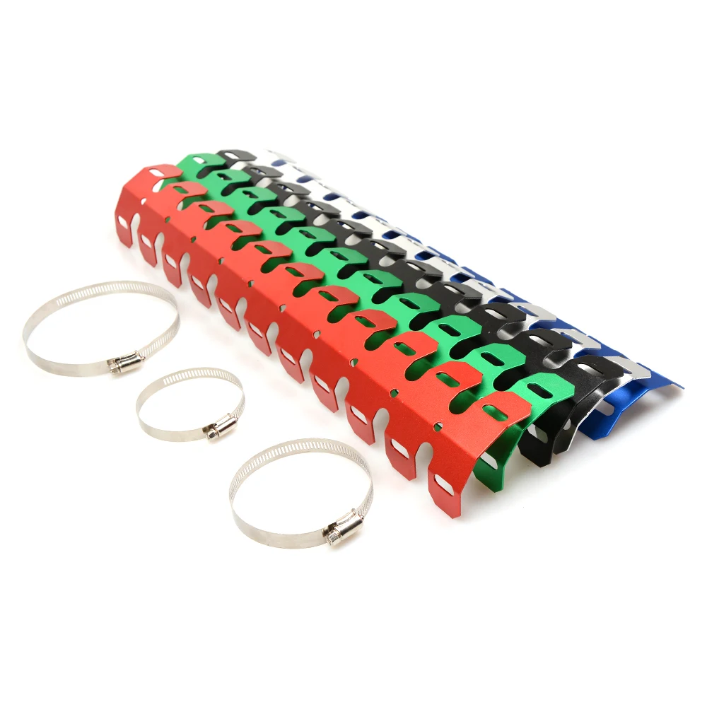 Теплозащитный экран выхлопной системы мотоцикла защитная крышка глушителя для