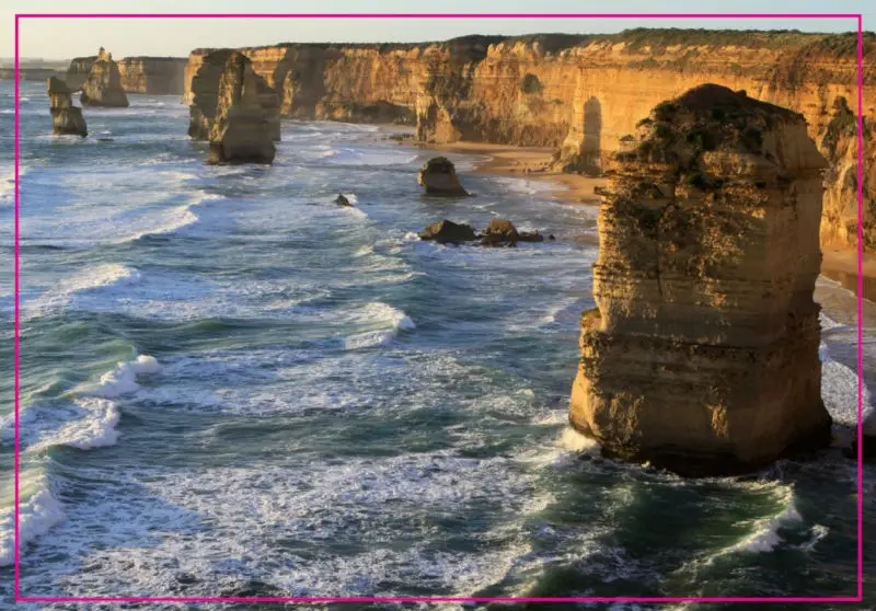 

10K знаменитые магниты, прямоугольный металлический магнит на холодильник в национальном парке Виктория порта Кэмпбелла 5482, туристический с...