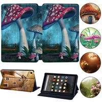 for fire hd 1010 plus 11th generation 2021 case fire hd 88 plus cover for fire 7fire 8fire 10 tablet stand forest series