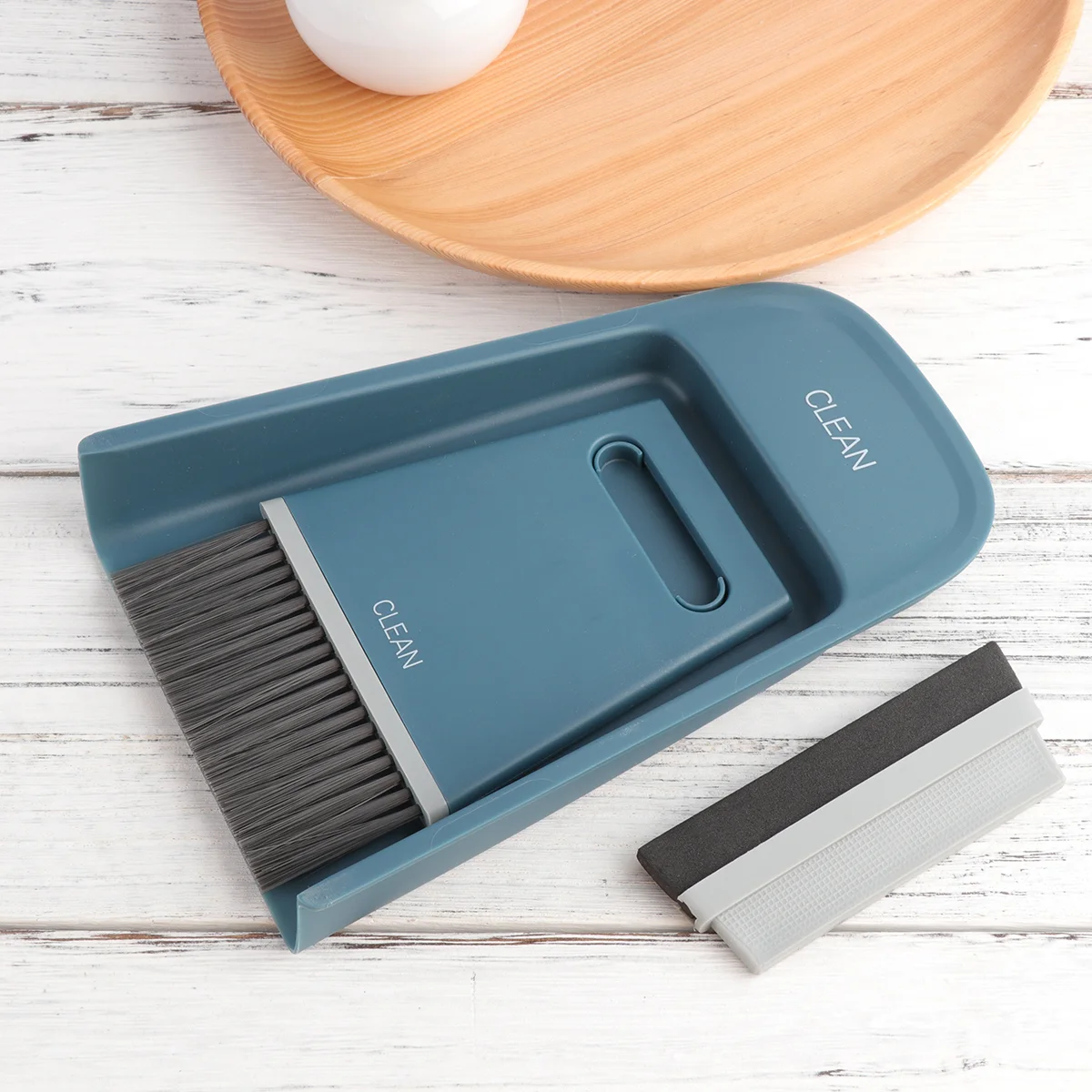 Настольная щетка для чистки мини-веник бытовая и совок барная стойка детская