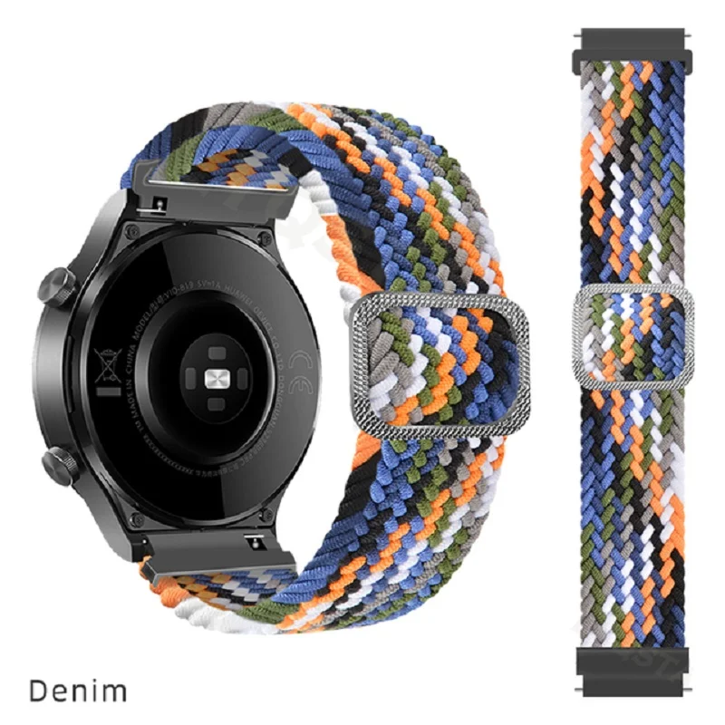 

New 22 20mm Smart Watch Strap For Huawei Watch GT 2 GT2 Pro Wrist Band GT3 GT 3 42 46mm Watchband Bracelet Braided Nylon Belt