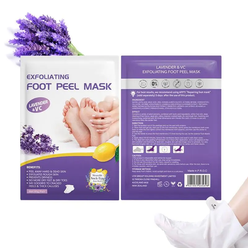 

Lavender Foot Masque | Beauty & Personal Care | Natural Peeling Away Calluses and Dead Skin Cells Make Your Feet Baby Soft Repai