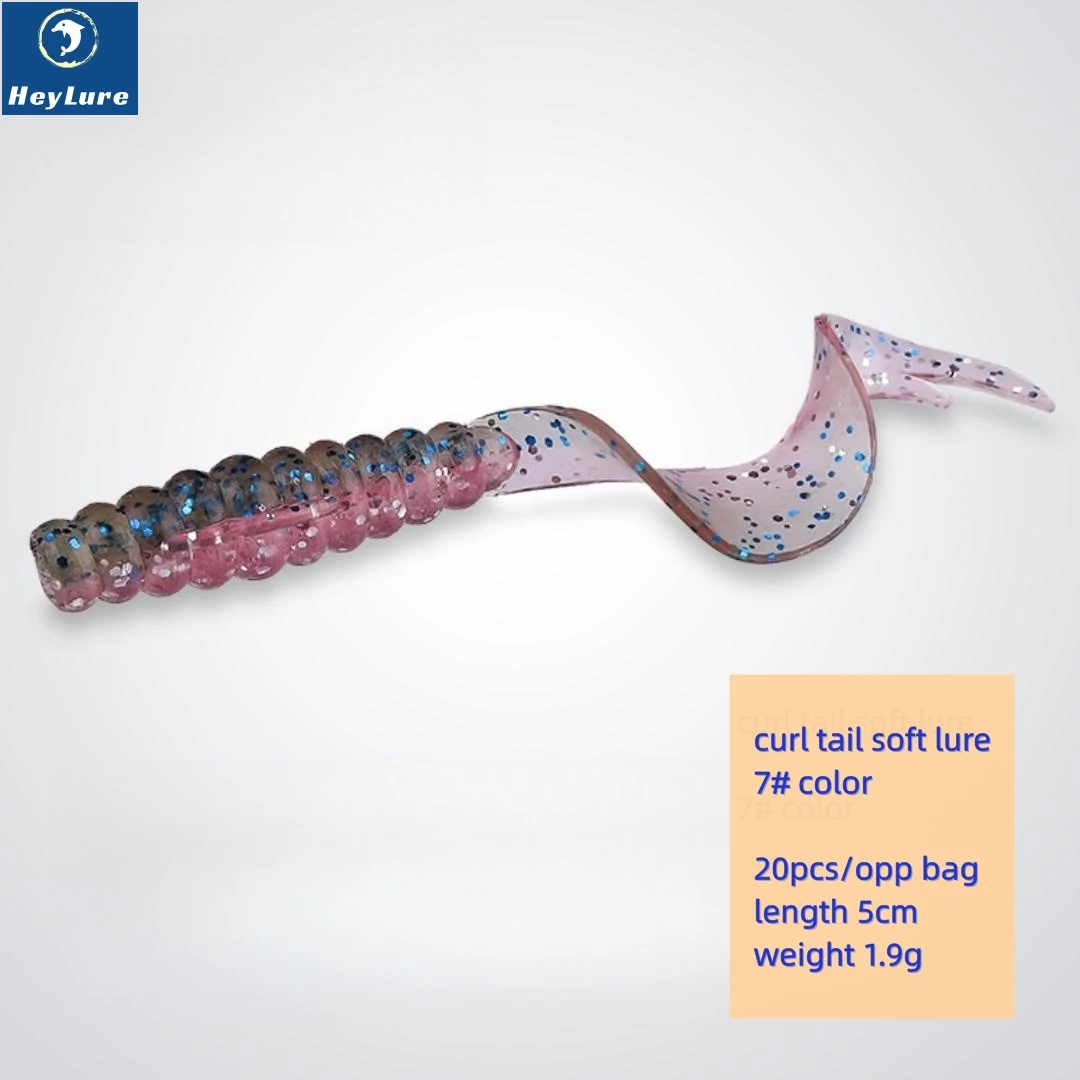 20 шт. Мягкая силиконовая рыболовная приманка 5 см 1 9 г