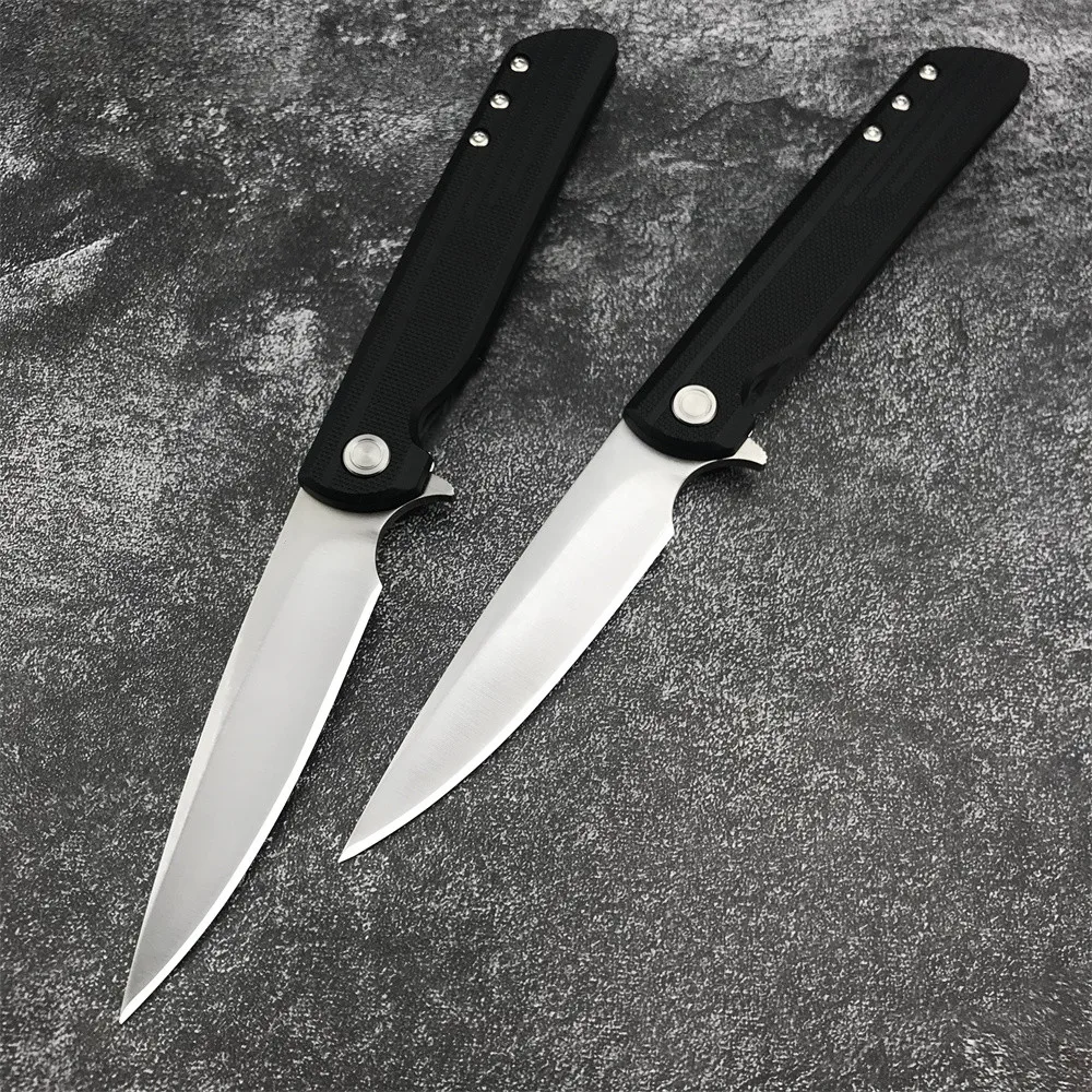 

Portable CR 3801 Matthew Lerch LCK + Assisted Flipper Folding Knife 8Cr13Mov Blade G10 Handles with Pocket Clip EDC Multi Tools