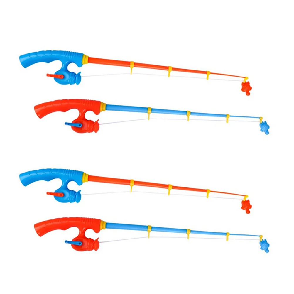 

4pcs Fishing Game Rods Magnetic Fishing Poles Children Educational Toys