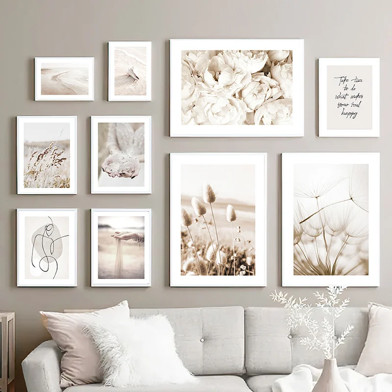 

Nordic Reed Beach Landscape Poster And Prints Scandinavian Canvas Painting Living Room Bedroom Home Decoration Wall Art Pictures