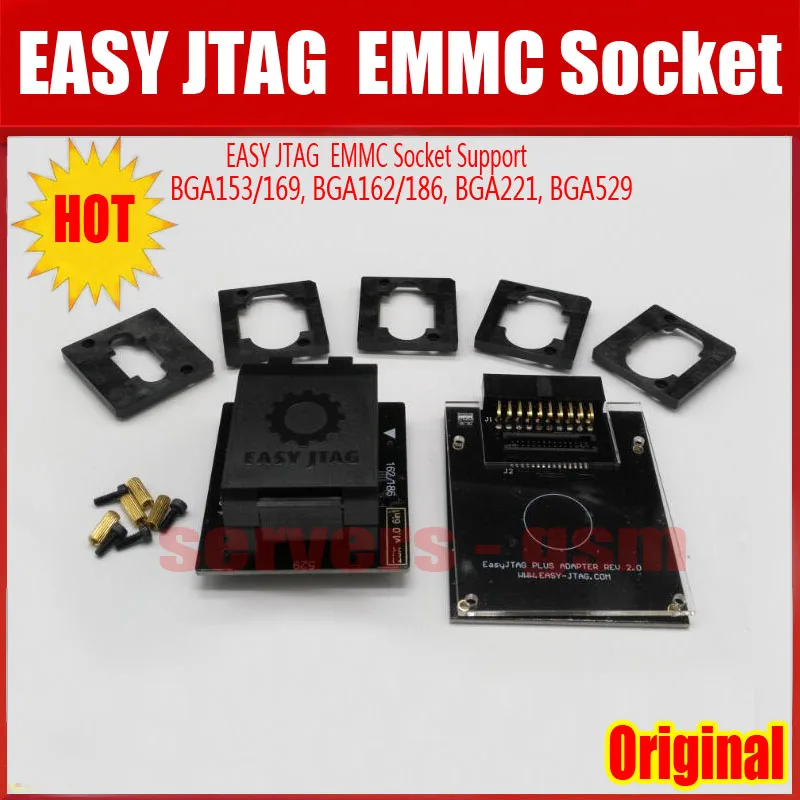 Новинка 2022 100% оригинальная фотовспышка EMMC 6 в 1 (поддержка BGA153/169 BGA162/186 BGA221 BGA529) |