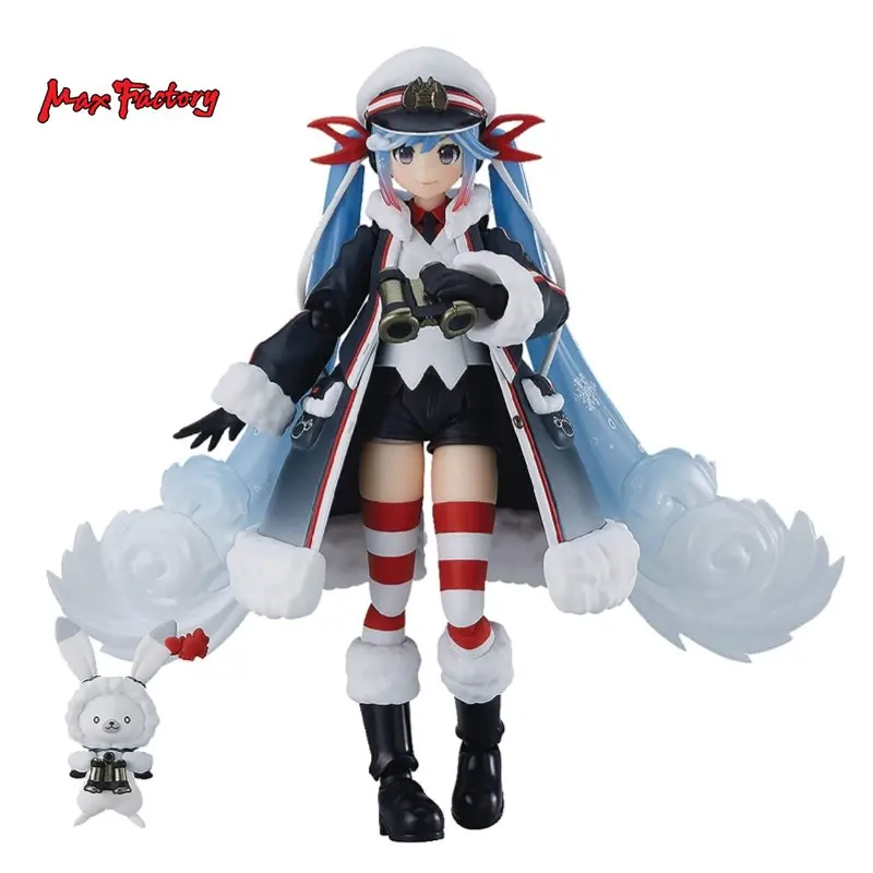 

Max Factory Anime Character Vocal Series 01: Hatsune Miku – Snow Miku (Grand Voyage Ver.) Figma Action Figure Toy Halloween Gift