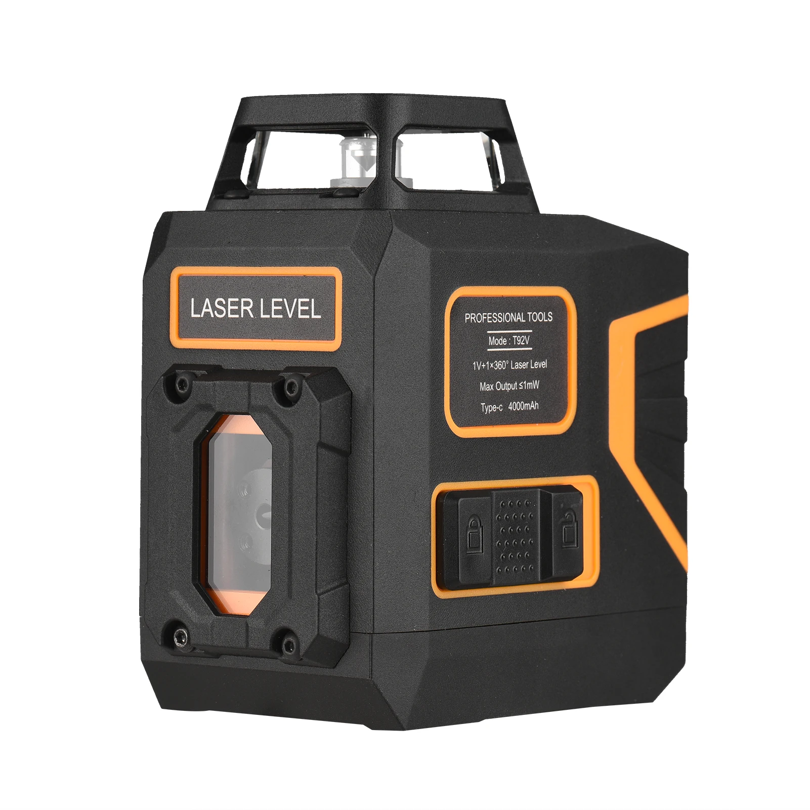 

Cross Line Laser Level with Bracket 30M/ 98FT Self Leveling 360-degree Horizontal 120-degree Vertical Green Beam 5 Laser Lines