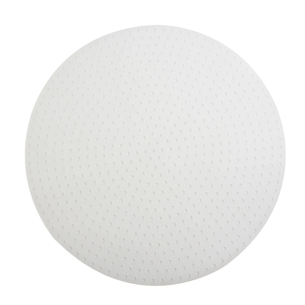 

White Round Rice Steamer Mat Paper Silicone Thickened Non Stick Pads Buns Baking Pastry Dim Sum Mesh Mat 30cm Cooking Parts