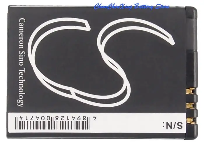 Аккумулятор Cameron Sino 750 мАч BL-4B для Nokia 1606 2505 2630 2660 2760 3606 5000 6111 6125 6131 7088 7360 7370 7373 7500 N76