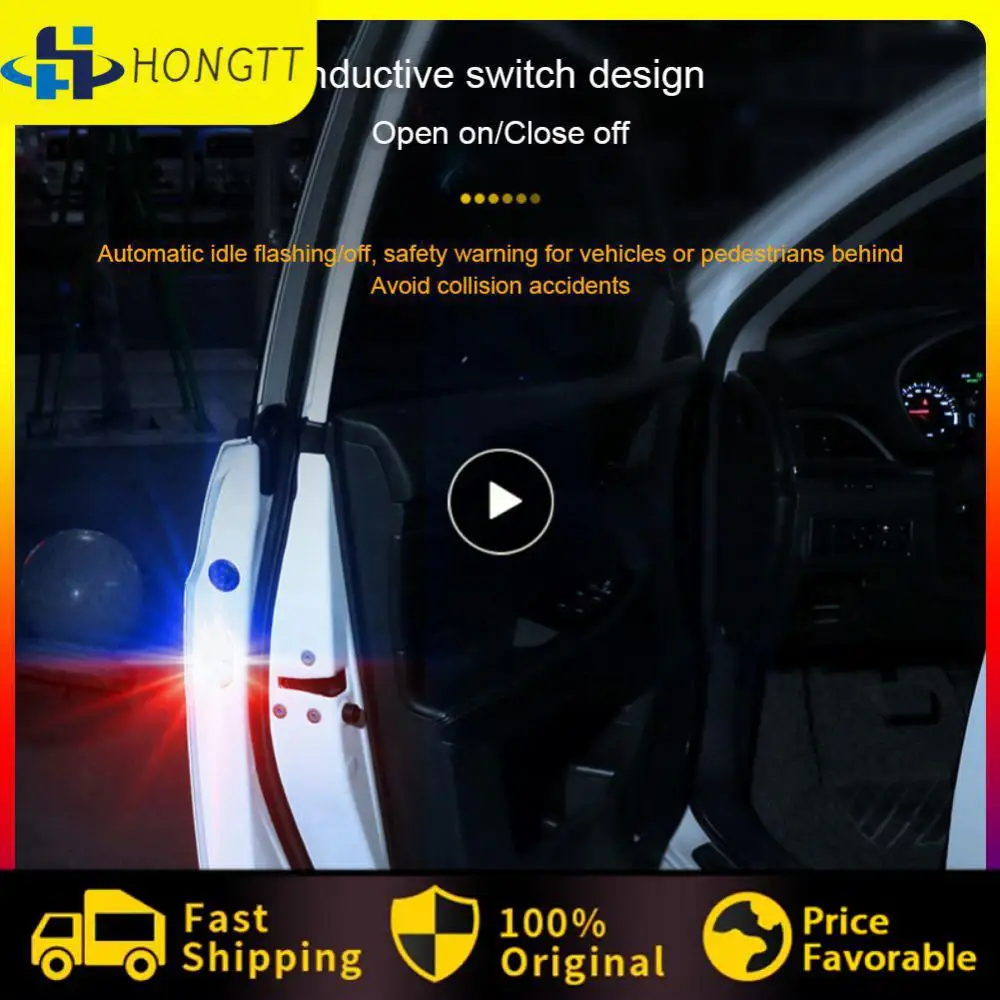 

Car Door Opening Induction Change Decoration Anti-collision Car Openning Door Warning Light Two-color Anti-tail Light Safety