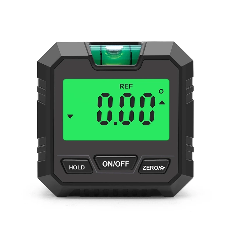 

2X Mini Digital Protractor Inclinometer Electronic Goniometer Level Angle Measurement Meter Finder Level Box Black