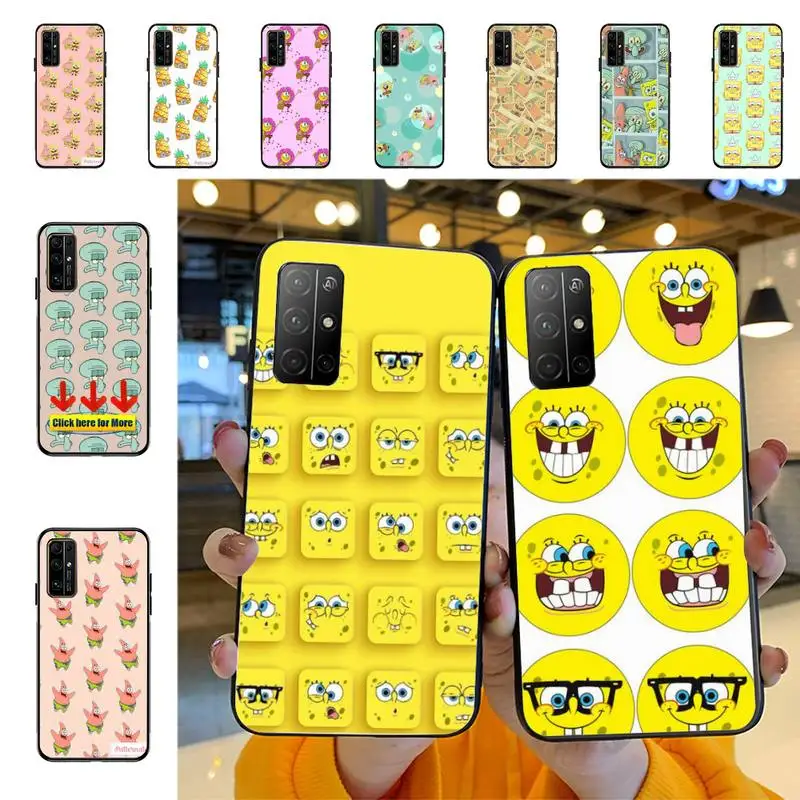 

BANDAI Spongebob Phone Case for Huawei Honor 10 i 8X C 5A 20 9 10 30 lite pro Voew 10 20 V30