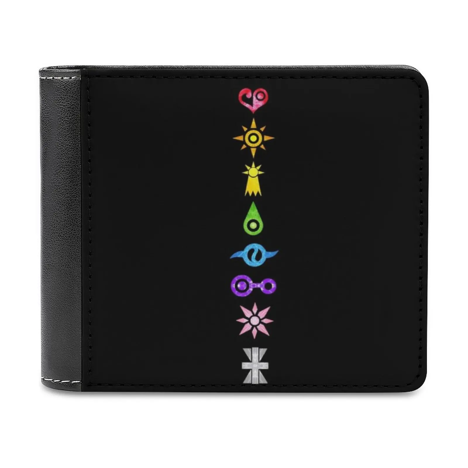 

Digi Crests New Fashion Pu Leather Men's Wallet Women Purses Personalized Wallets Digimon Monster Digimon Adventure 01 02 Love