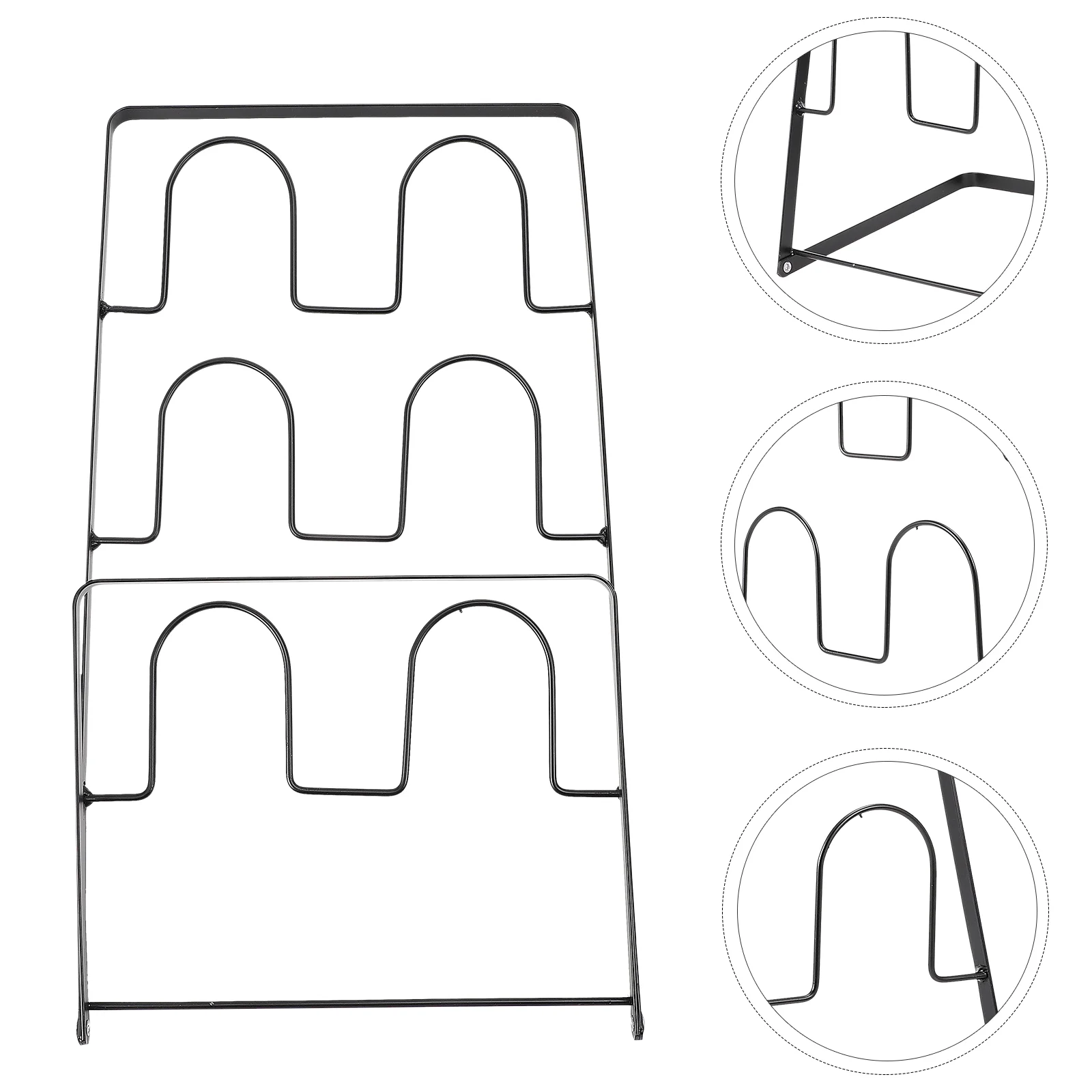 

Shoe Storage Rack Metal Multi-layer Slipper Wrought Iron Simple Style Slippers Holder Shelf Durable Household