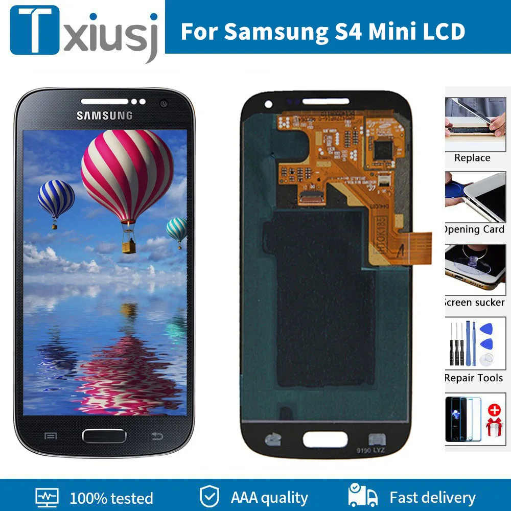 4 3 &quotоригинальный AMOLED для SAMSUNG S4 mini дисплей Samsung Galaxy I9190 GT i9192 i9195 ЖК-дигитайзер в