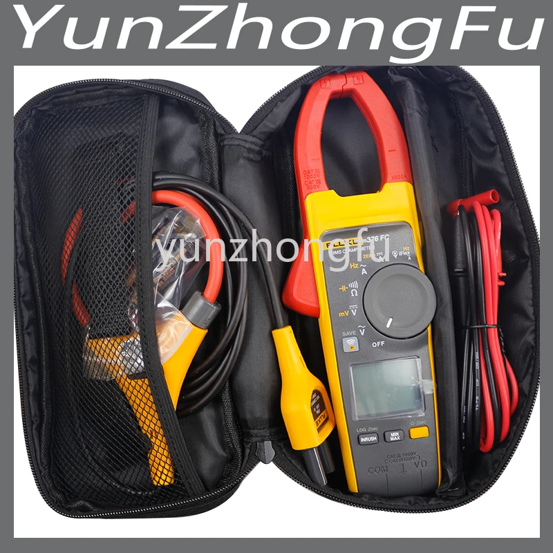 

FLUKE-376FC/CN Clamp on multimeter f381cn clamp on ammeter Mobile app control Voltmeter wireless Soft carrying case