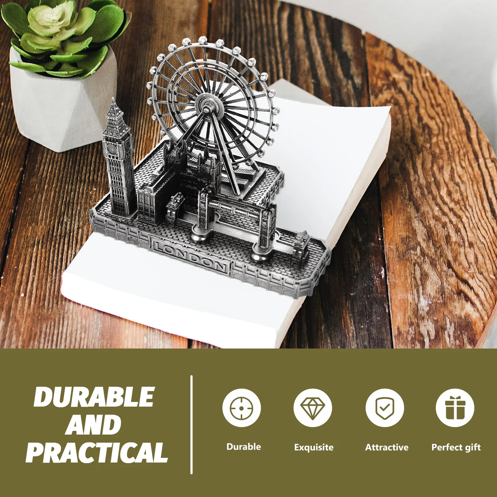 Металлические лондонские украшения настольные знаменитые здания декор часы Биг