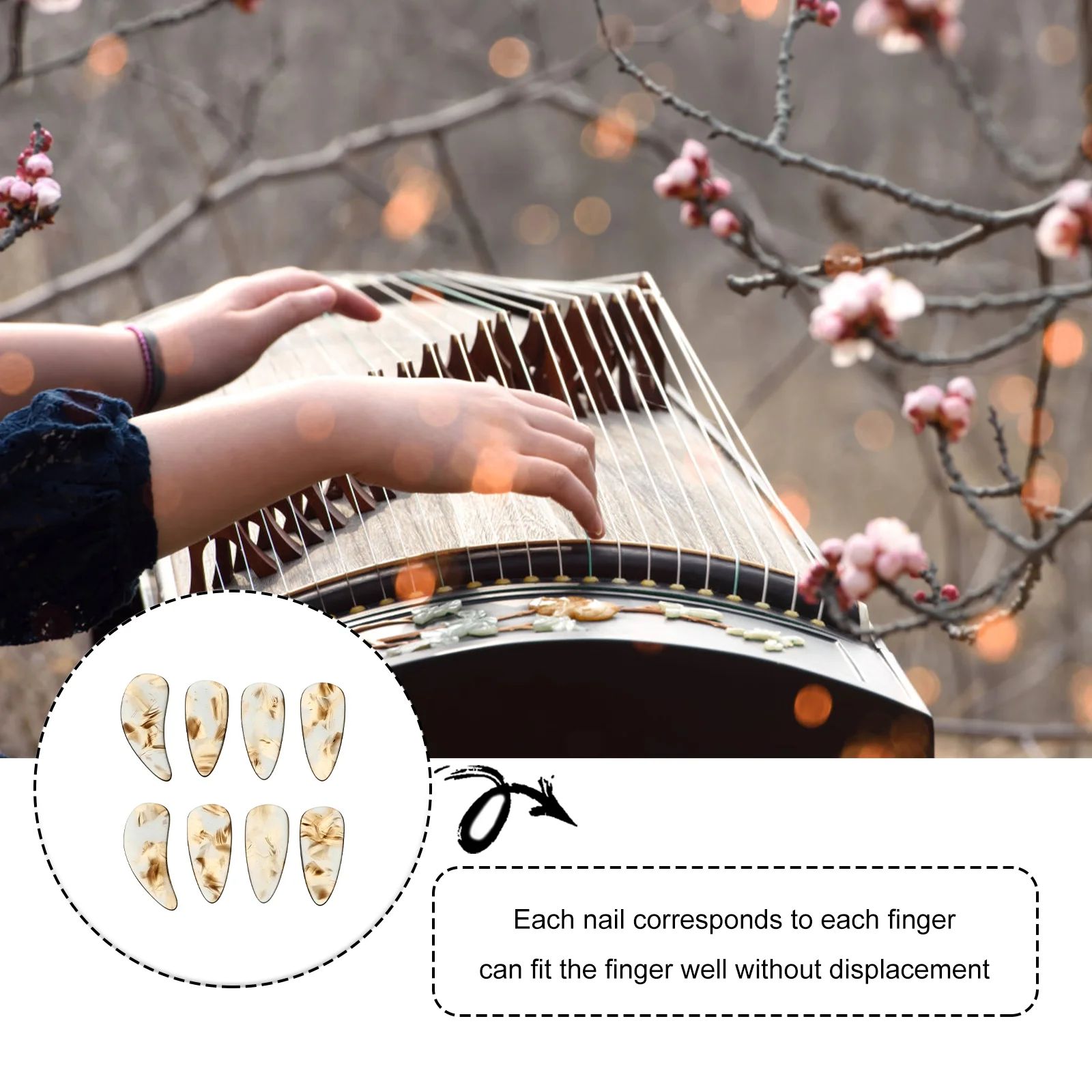 8 шт. отмычки для ногтей