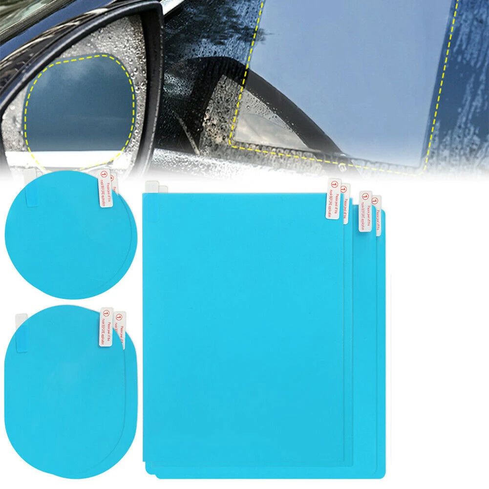 

Rearview Mirror Rain Proof Film Waterproof 8Pcs/set Accessories Anti-Fog