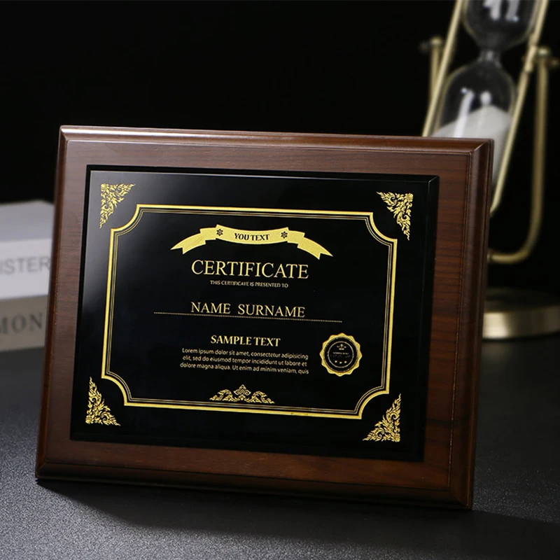 

Customized Crystal Crafts Medical Cosmetology Academy Degree Certificate Souvenir Board Competition Awards Home Decoration