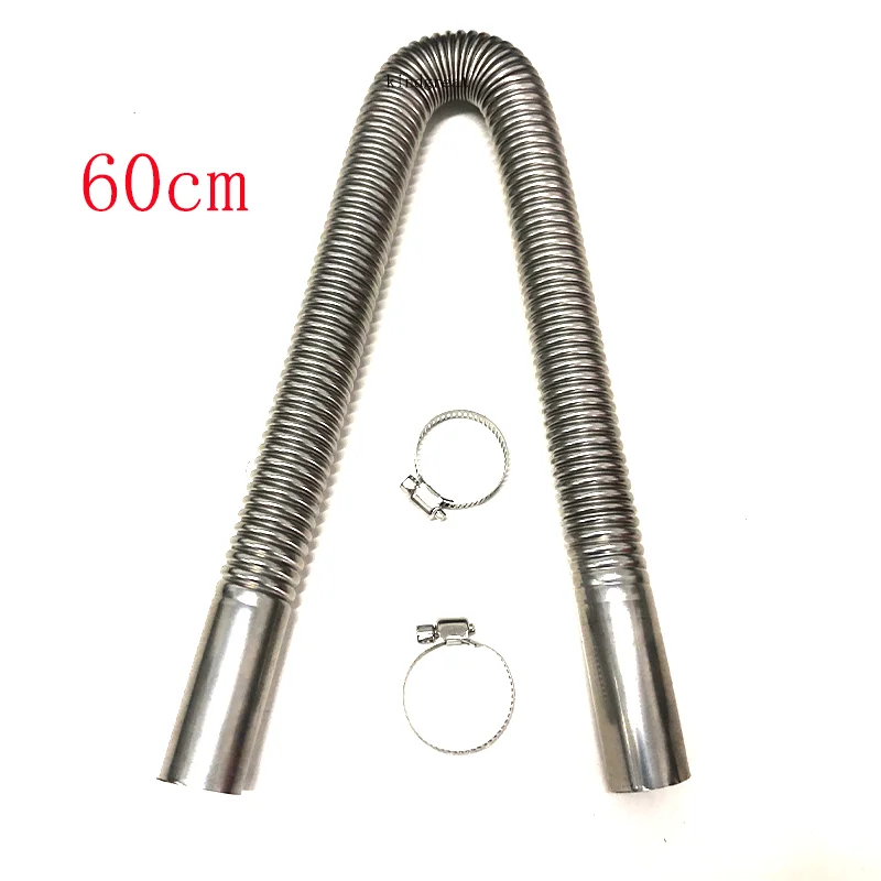 

Kindgreat 60/100/120/150/200/250/300 см автомобильный грузовик фургон дизельный стояночный отопитель воздуха выхлопная труба из нержавеющей стали шланг для газового отверстия