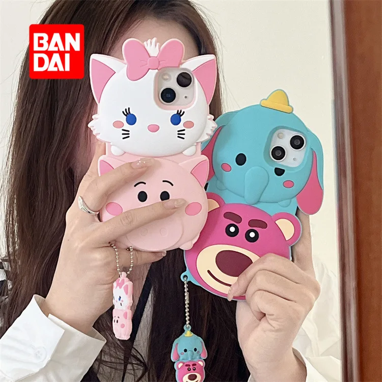 

Bandai Disney Kawaii 3D Case for IPhone 13 13Pro 12 12Pro 11 Pro X XS Max XR 7 8 Plus Cartoon Phone Soft Cover Fundas Coque
