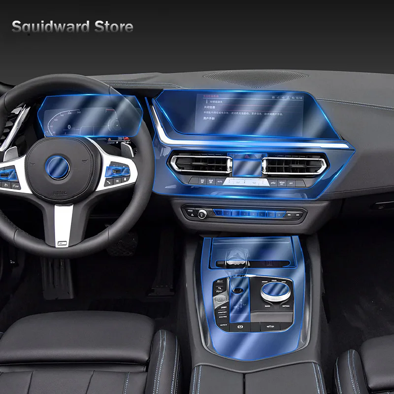 

For BMW G29 Z4 25i M40i 2019 2020 Car Interior Center console TPU films Salon Protective Console Gearbox film Repair film Acc