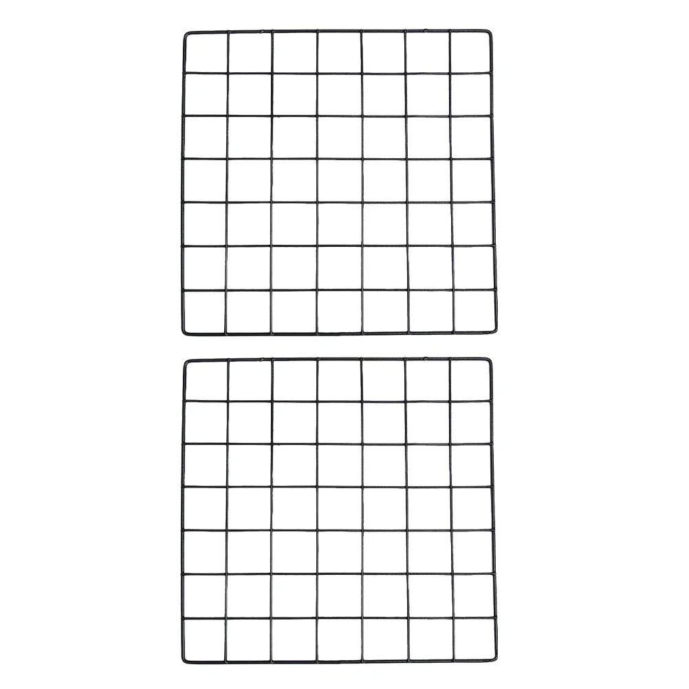 

Photo Wall Wire Picture Rack Storage Panel Grid Display Iron Stand Frame Basket Paintingmount Organizer Decoration Metal Hanging