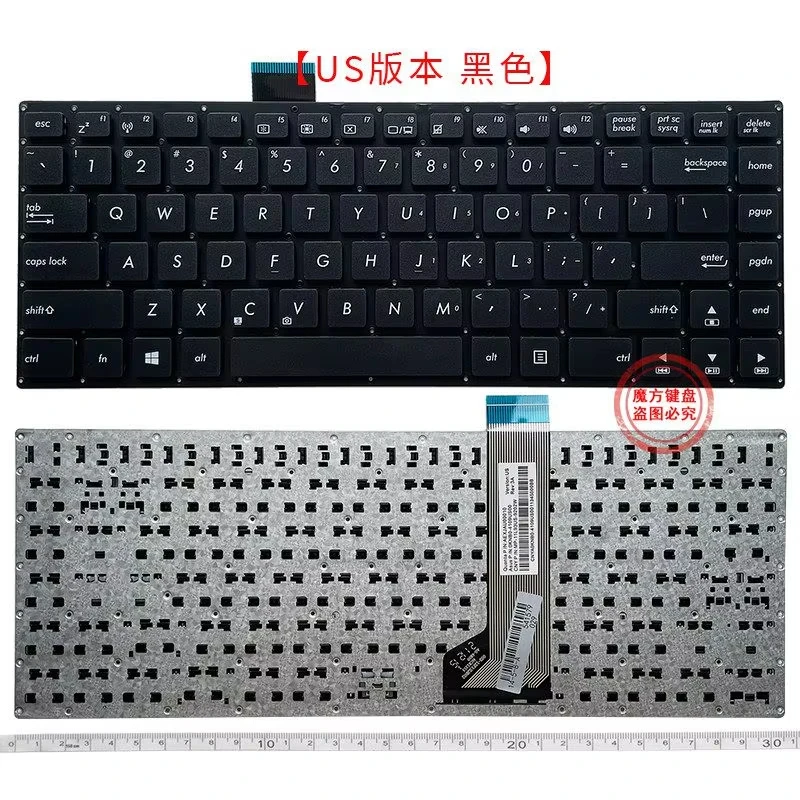 Фото Клавиатура для ноутбуков ASUS S400 S400CA S400C S451 S451LB S451L S451E X402 X402C X402CA F402C V451L (US/RU/SP/FR раскладка) №4