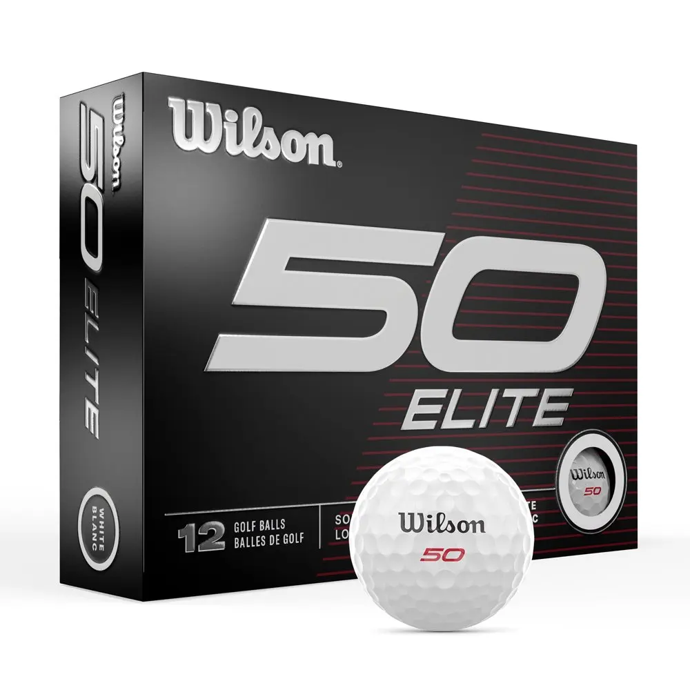 

2023 Fifty Golf Ball, White, 12-Pack